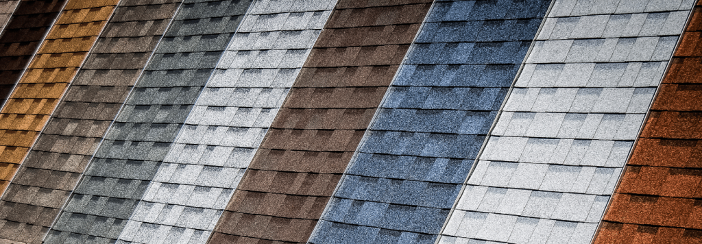 Asphalt shingle colors