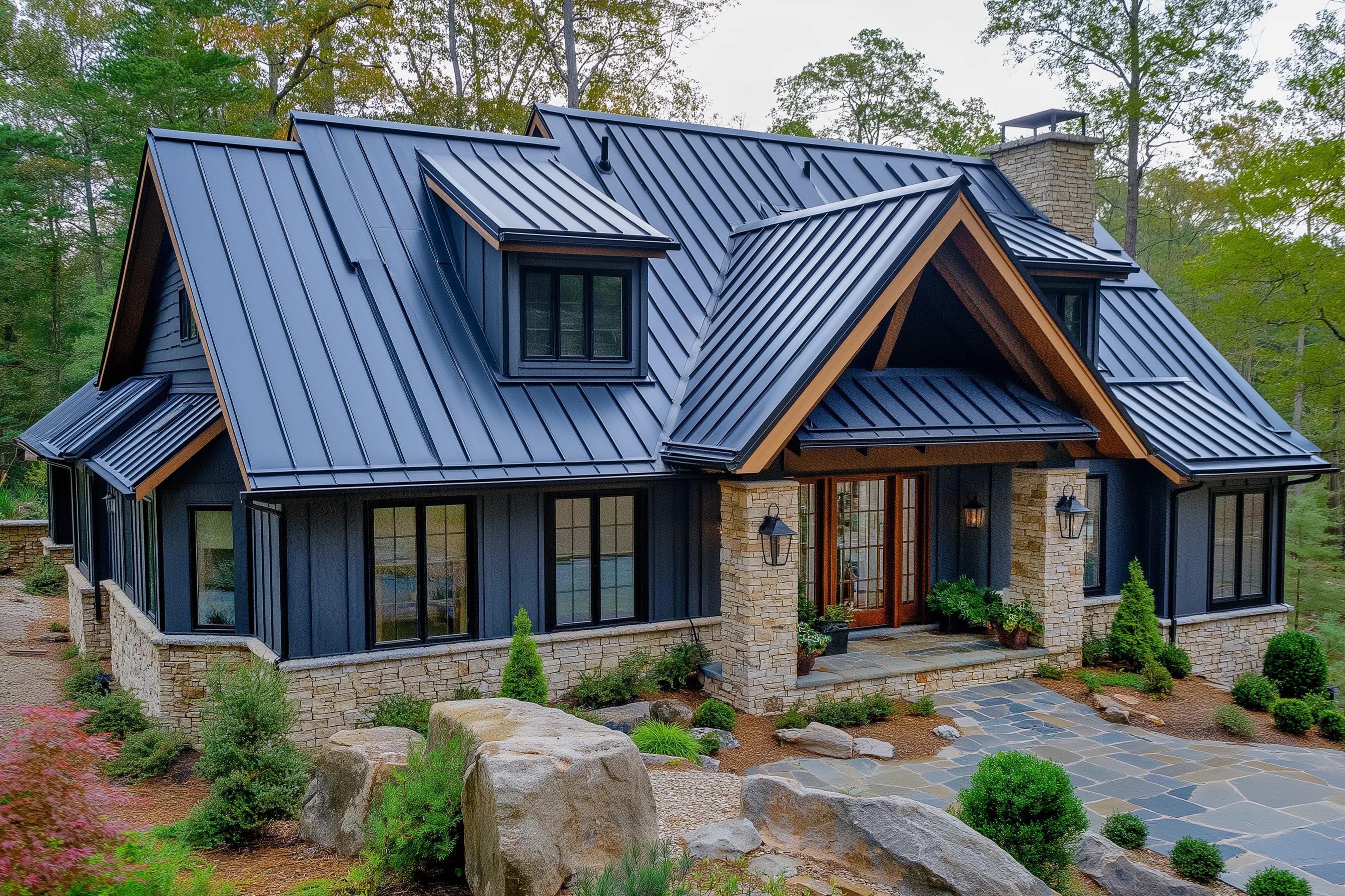 Standing seam metal roof